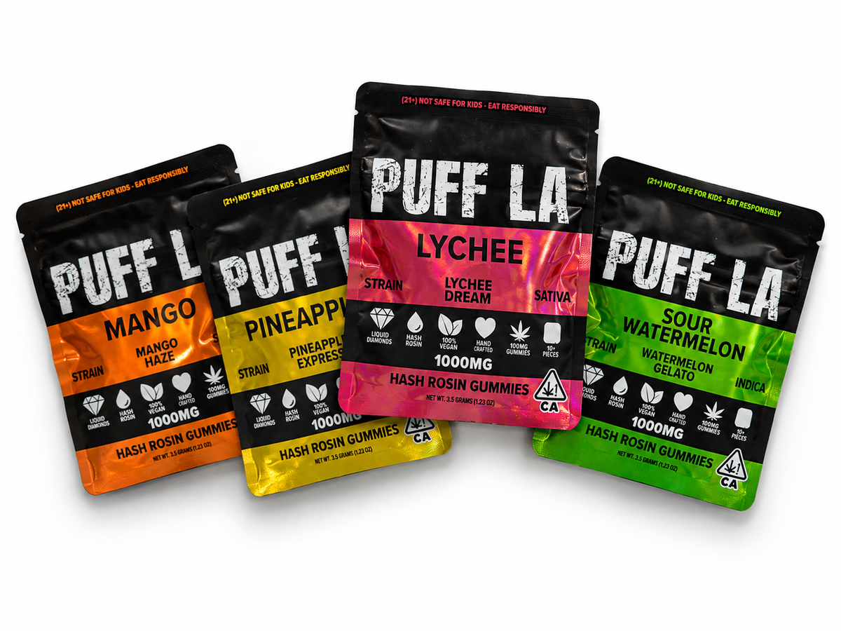 PUFF L.A Hash Rosin Gummies - 1000MG