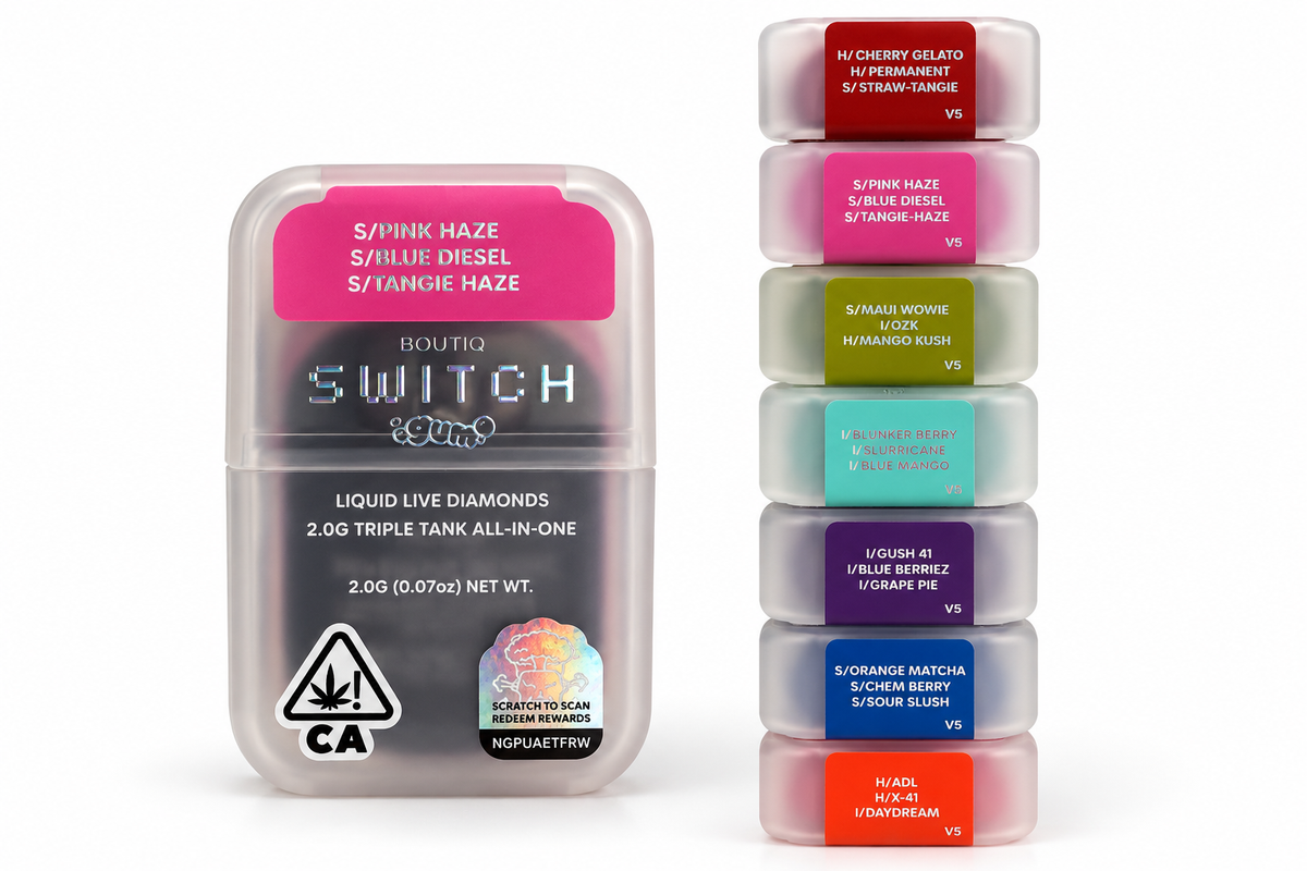 Boutiq Switch Triple Tank All-In-One Liquid Live Resin - 2G